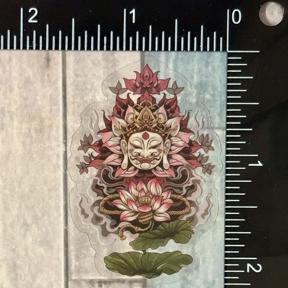 ๐10/$10๐ Translucent Japanese Tattoo Art Reusable Waterproof Vinyl Sticker Dec - Picture 1 of 1